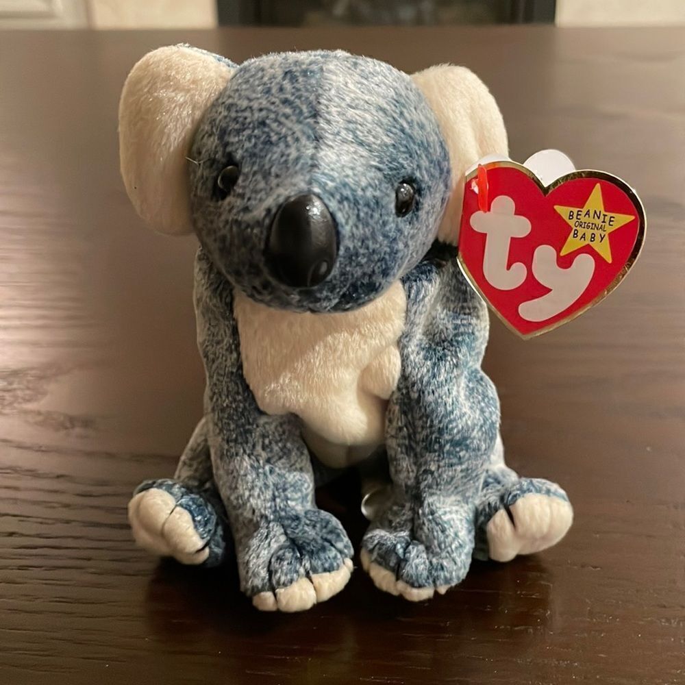 Vintage Ty Beanie Baby Excellent Condition 1999 Eucalyptus the Koala NWT 6”